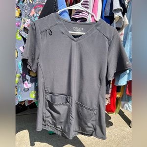 Womens Scrub Top - Gray